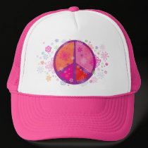 Valentine Peace Sign hats by SBeise Valentine Peace Sign hats