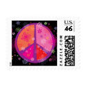 Valentine Peace Sign postage by SBeise Valentine Peace Sign postage