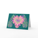 Valentine Peacock Greeting Cards