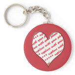 Valentine Photo Frame Keychain