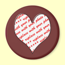 Valentine Photo Frame magnets