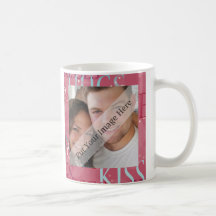 Valentine Photo Mug - Hugs and Kisses