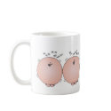 Valentine Pigs Laughing! mugs