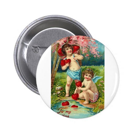 Valentine Pinback Buttons
