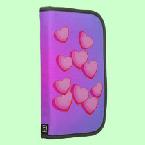 Valentine Pink Heart Clusters planners