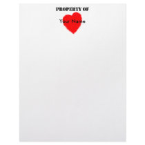 Valentine Property Of Letterhead Template