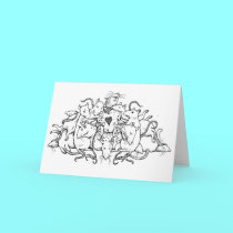Valentine Rat Pile cards by Drusilla Valentine Rat Pile cards