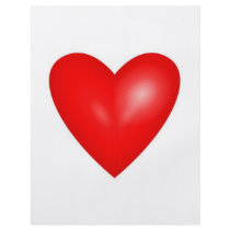 Valentine Red Heart Custom Flyer