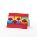 Valentine Red Poppies Painting - Multi cards by JUDERM Valentine Red Poppies Painting - Multi cards