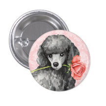 Valentine Rose Miniature Poodle Pins