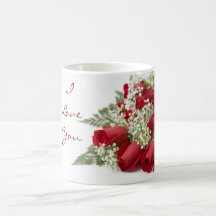 Valentine Roses Morphing Mug