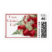 Valentine Roses Postage stamp