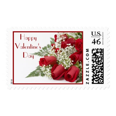 Valentine Roses Postage
