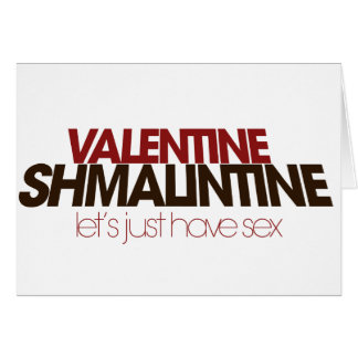 Valentine Shmalintine Cards