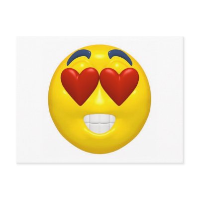 Valentine Smiley Post Card