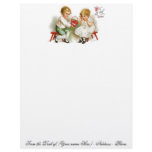 VALENTINE STATIONERY ON LINEN PAPER STOCK - GIFTS PERSONALIZED LETTERHEAD