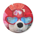 Valentine Stuffed Animals Magnets