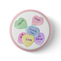 Valentine Sweethearts buttons