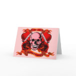 Valentine Tattoo Skull Hearts Cards