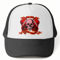 Valentine Tattoo Skull Hearts Hats