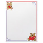 Valentine Teddy Bears Letterhead