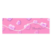 Valentine Thank You Tags business cards by colourfuldesigns Valentine Thank You Tags business cards