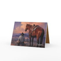 Valentine To A Cowgirl Cards