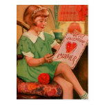 Valentine to Mother Post Card