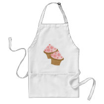 Valentine Two Cakes aprons
