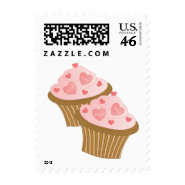 Valentine Two Cakes stamp