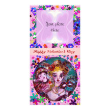 VALENTINE VENETIAN MASQUERADE MASKS PHOTO CARD