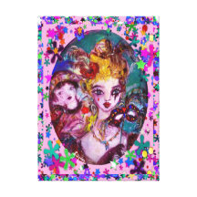 VALENTINE VENETIAN MASQUERADE PARTY CANVAS PRINTS
