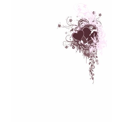Valentine - violet t shirt by alprod