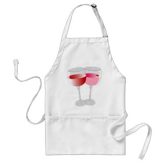 Valentine Wine apron