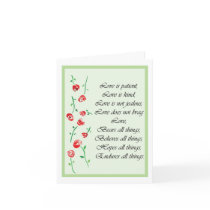 Valentines - 1 Cor 13 cards