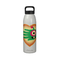 Valentine's Alien Bottle Water Bottles
