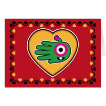 Valentine's Alien Card