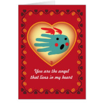 Valentine's Angel card