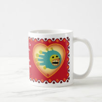 Valentine's Astronaut Poodle mug