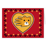 Valentine's Bear card