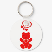 Valentines Bear Keychain by elenaind Valentines Bear Keychain