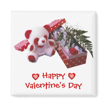 Valentine's Bear Magnet