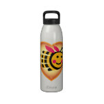 Valentine's Bee Bottle Water Bottle