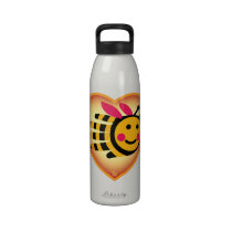 Valentine's Bee Bottle Water Bottle