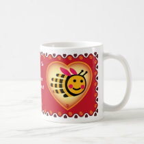 Valentine's Bee mug