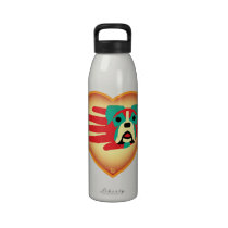 Valentine's Boxer bottle Water Bottle