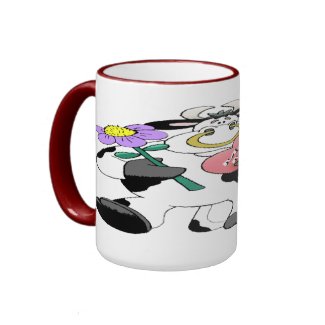 Valentine's Bull mug