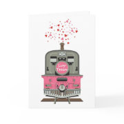 Valentine's Card - Luv Train card