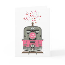 Valentine's Card - Luv Train