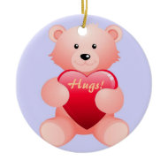 Valentine's Ceramic decorative ornament. ornament
